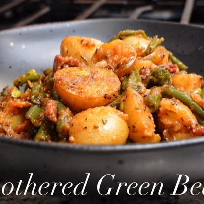 Smothered green beans